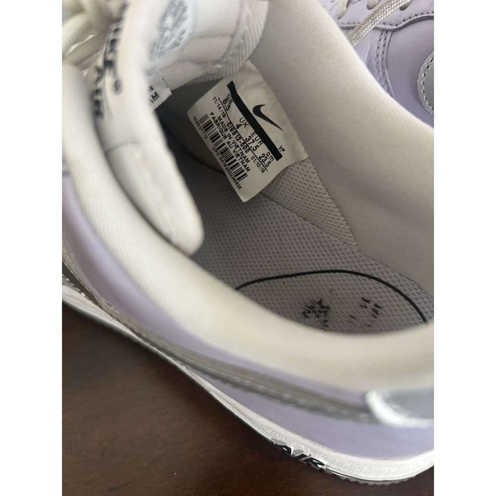 Nike Air Force 1 Low Oxygen Purple Silver CI9912-500 Women's Size 6.5 Pre-owned - Picture 6 of 9